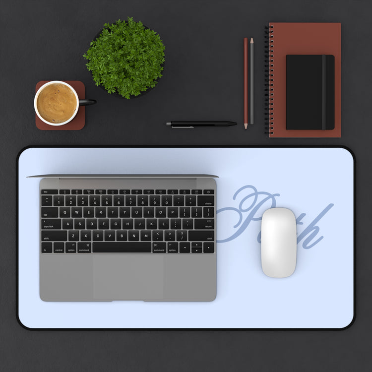 speech path clam desk mat