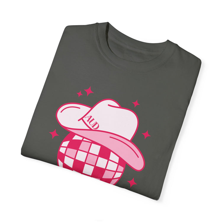 cowboy disco audiology comfort colors tee