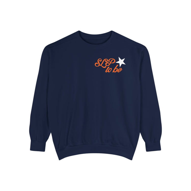 don't talk to me i'm in grad school front/back comfort colors crewneck