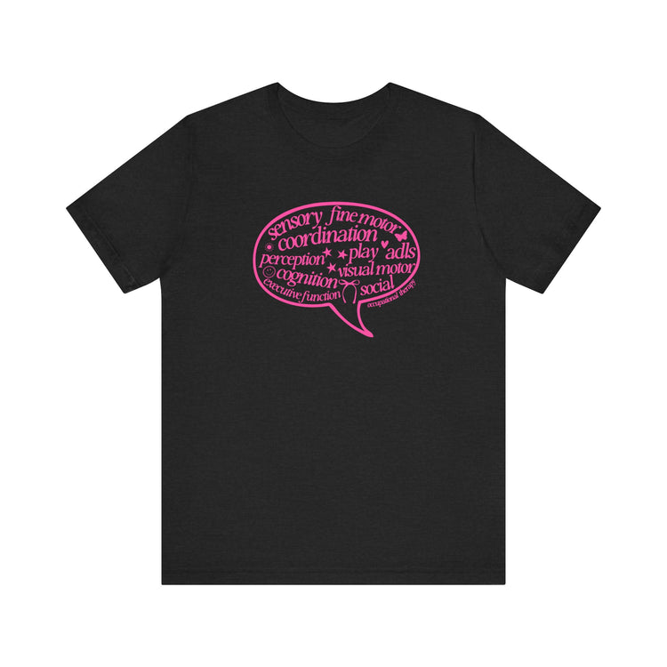 OT pink scope bubble short sleeve tee