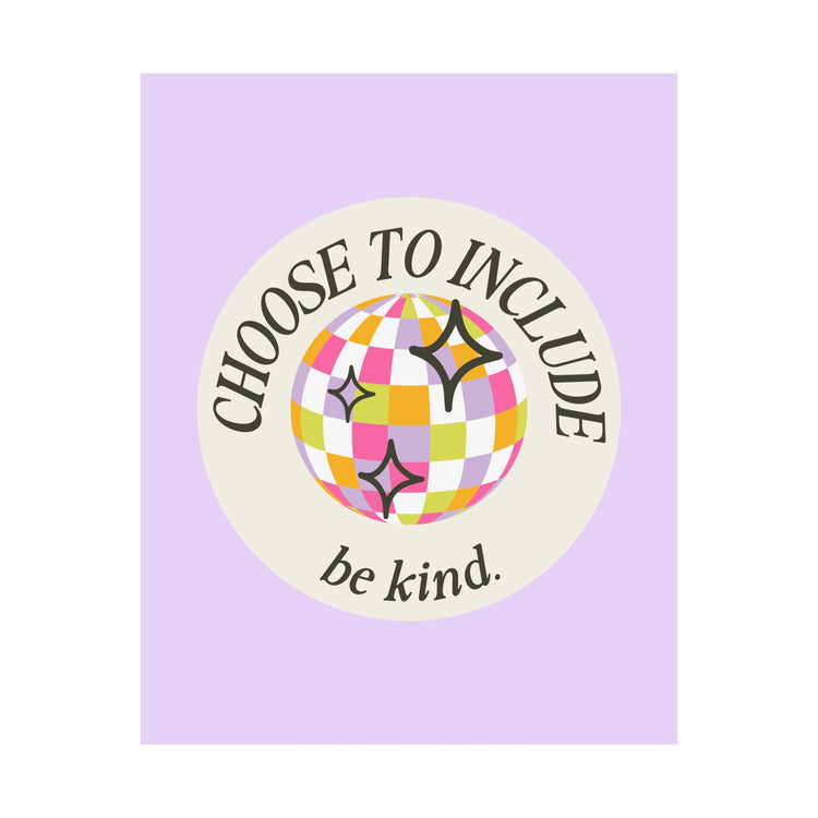 choose to include disco wall poster