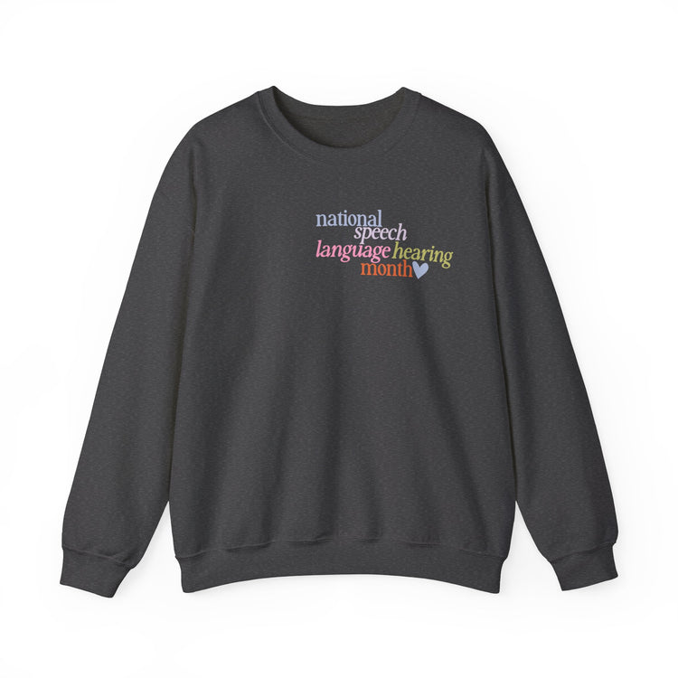 NSLHM heart colorful crewneck