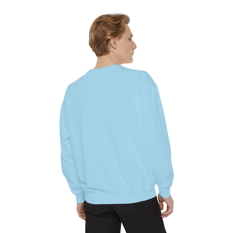 horseshoe lucky to be an SLP comfort colors crewneck
