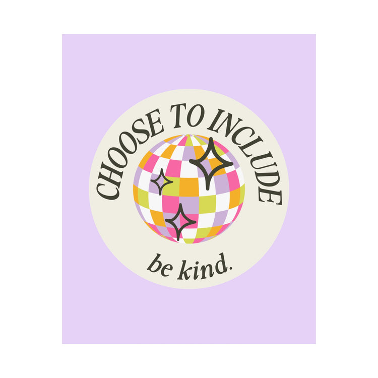 choose to include disco wall poster