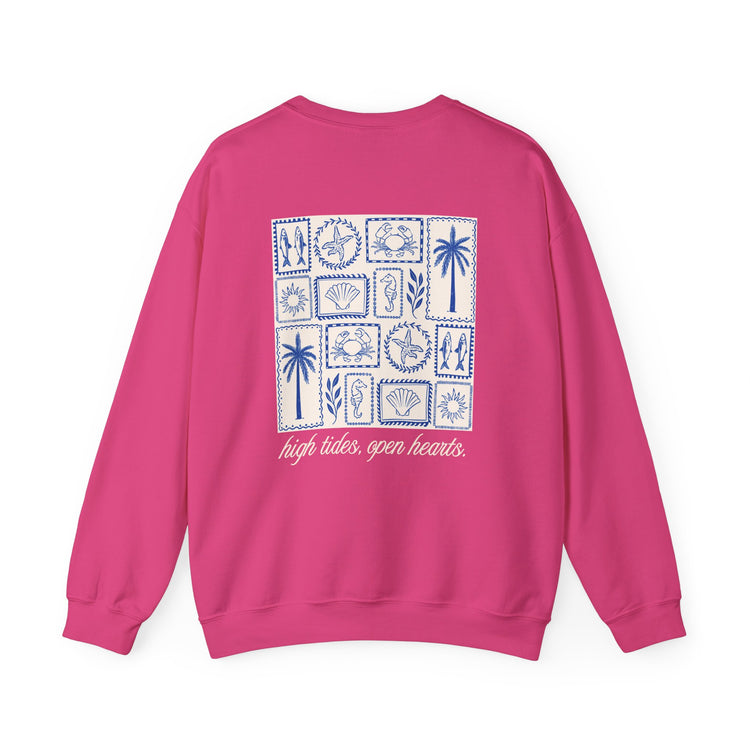 speech path high tides front/back crewneck