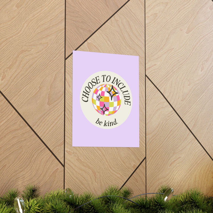 choose to include disco wall poster