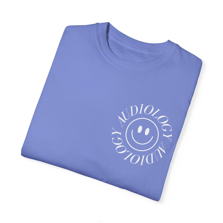 smiley audiology comfort colors tee