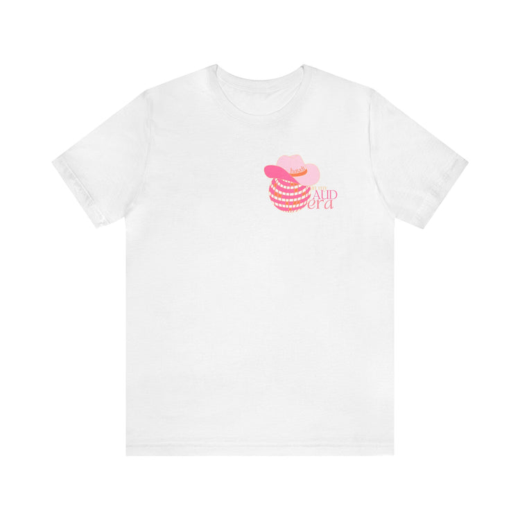 disco cowboy in my audiology era short sleeve tee
