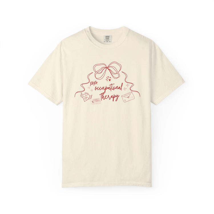 xoxo OT bow comfort colors tee