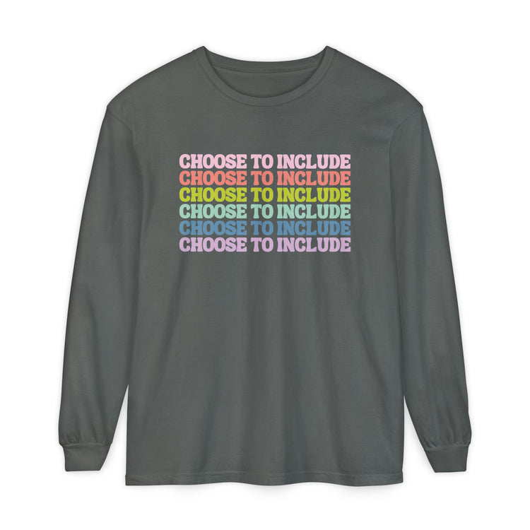 choose to include long sleeve tee