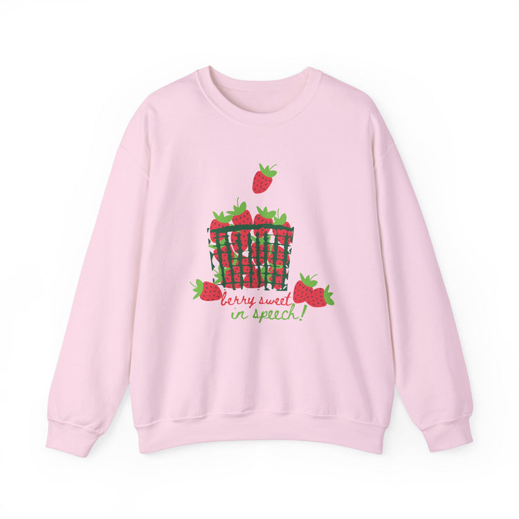 berry sweet in speech! crewneck