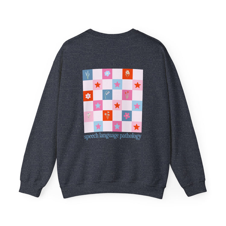 bloom in speech flowers crewneck