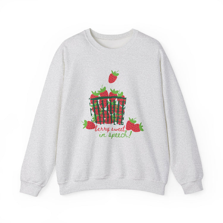 berry sweet in speech! crewneck