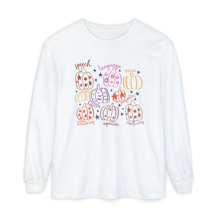 pumpkin slp scope long sleeve tee