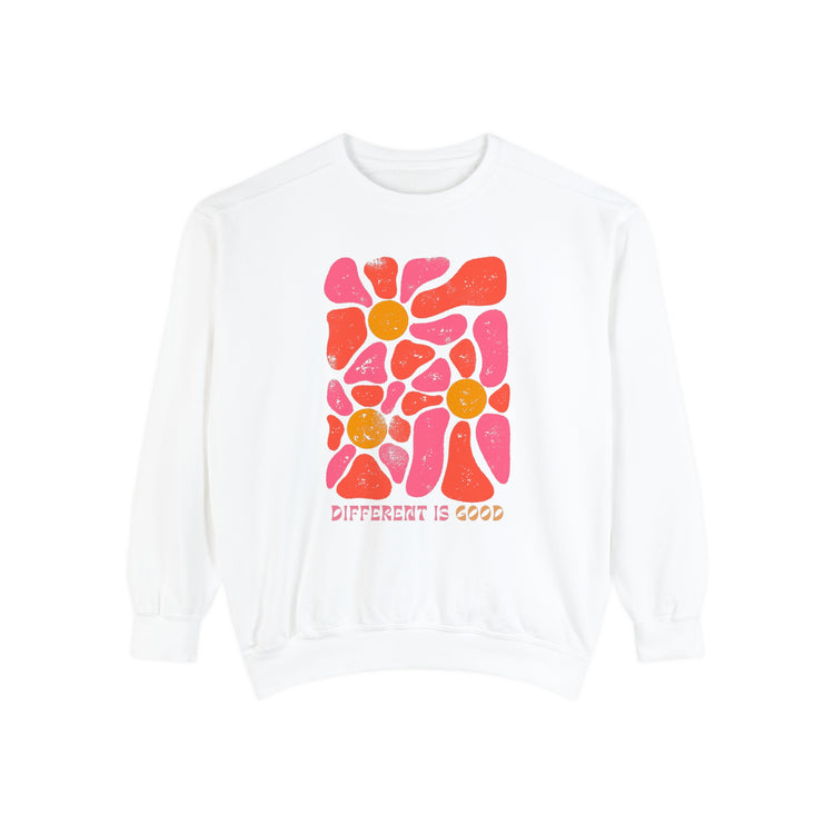 different is good retro comfort colors crewneck