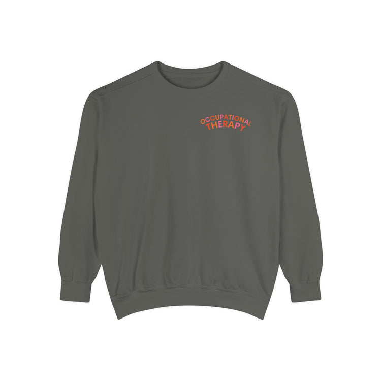 OT colorful arch comfort colors crewneck