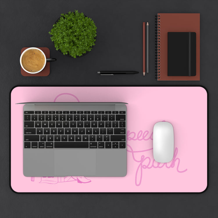 speech path cowgirl rope desk mat