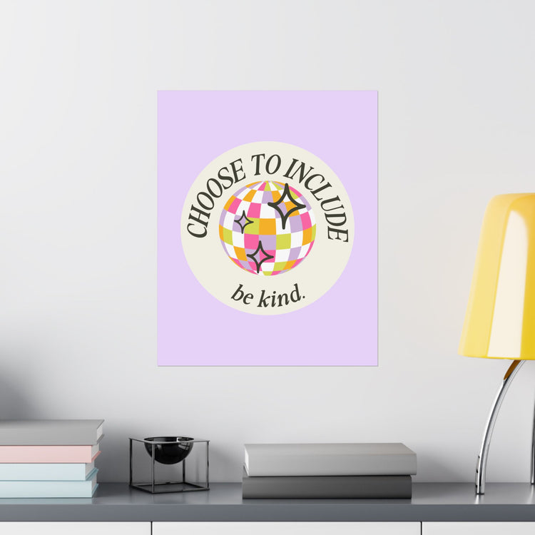 choose to include disco wall poster