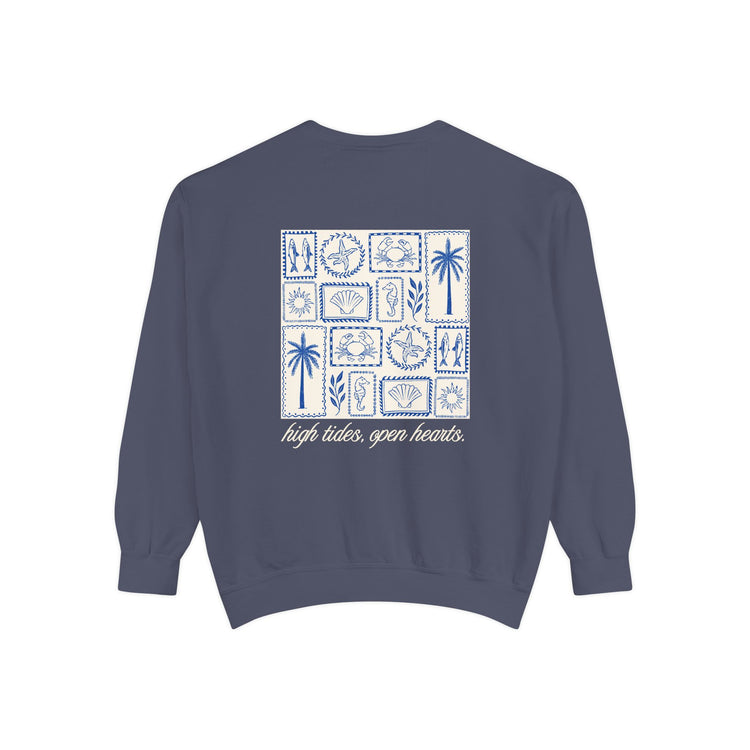 OT clam waves comfort colors crewneck