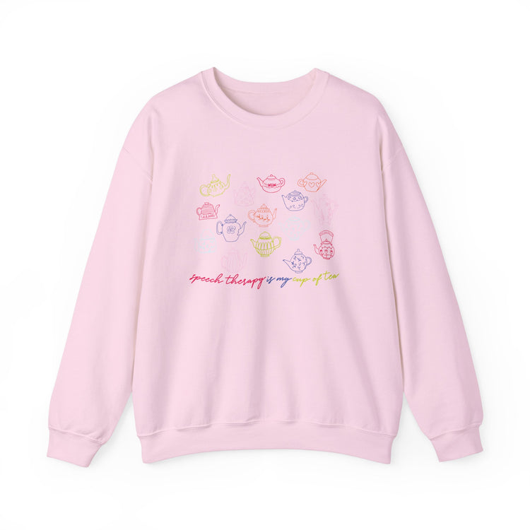 speech therapy is my cup of tea crewneck