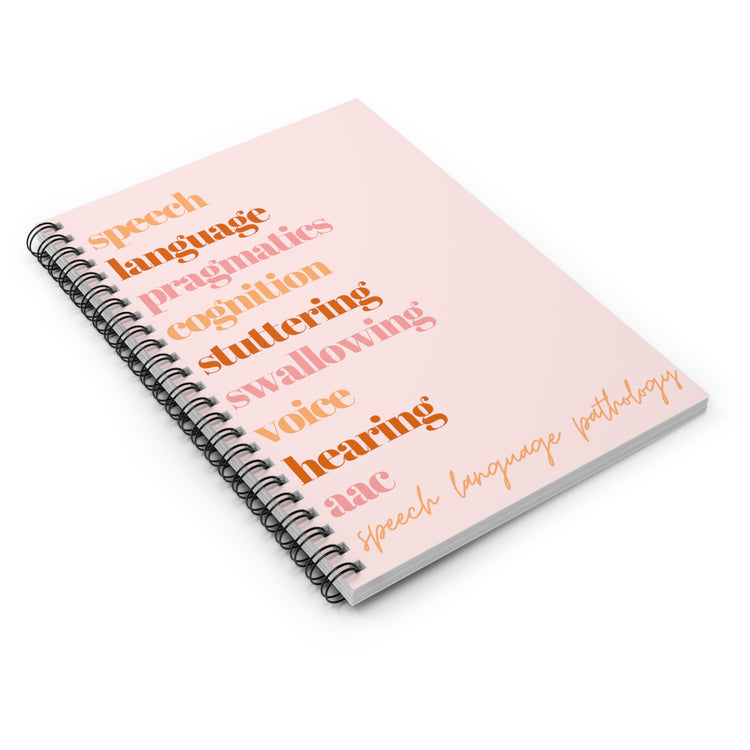 SLP scope notebook - ruled line