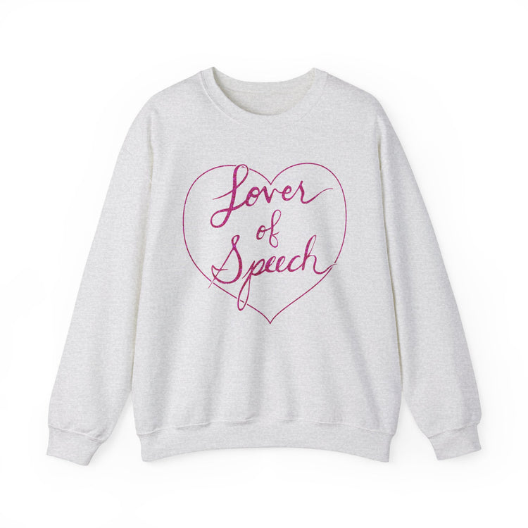 lover of speech crewneck