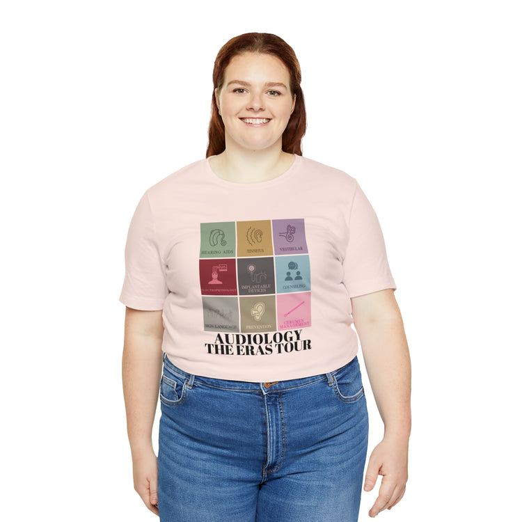 AUDIOLOGY scope eras tour short sleeve tee