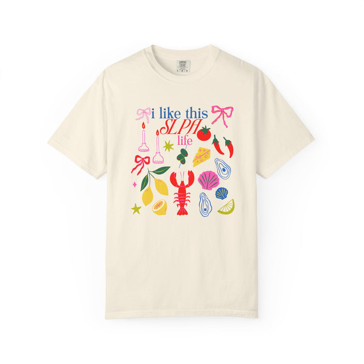 i like this SLPA life comfort colors tee