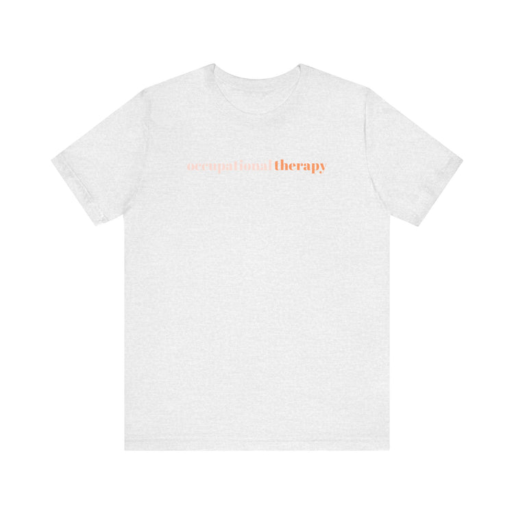 orange simple OT short sleeve tee
