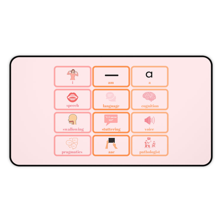 SLP AAC scope desk mat