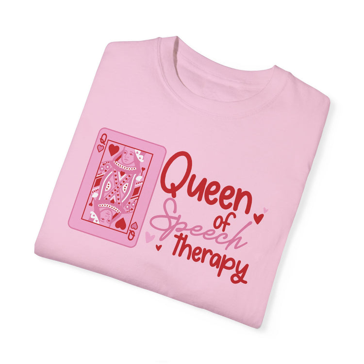 queen of hearts//speech comfort colors tee