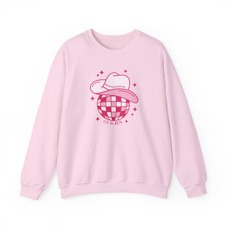 OT cowboy disco crewneck