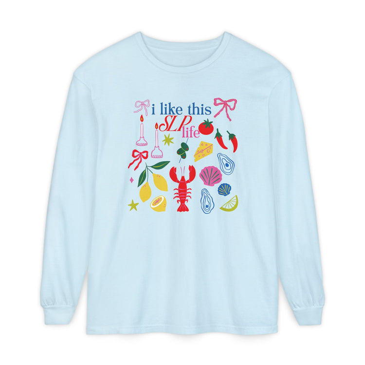i like this SLP life comfort colors long sleeve tee