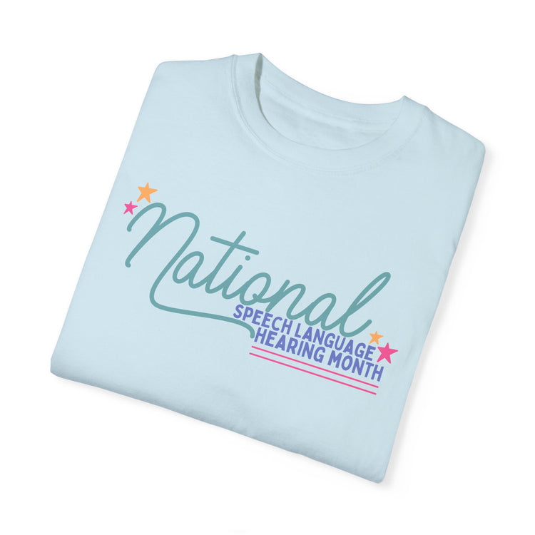 NSLHM stars comfort colors tee