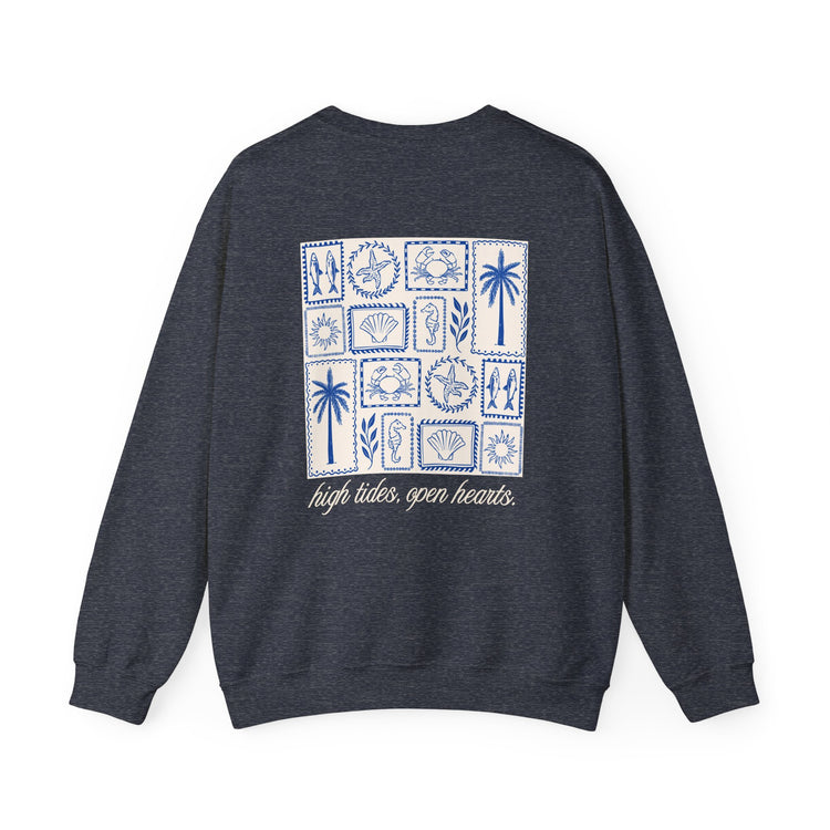 speech path high tides front/back crewneck