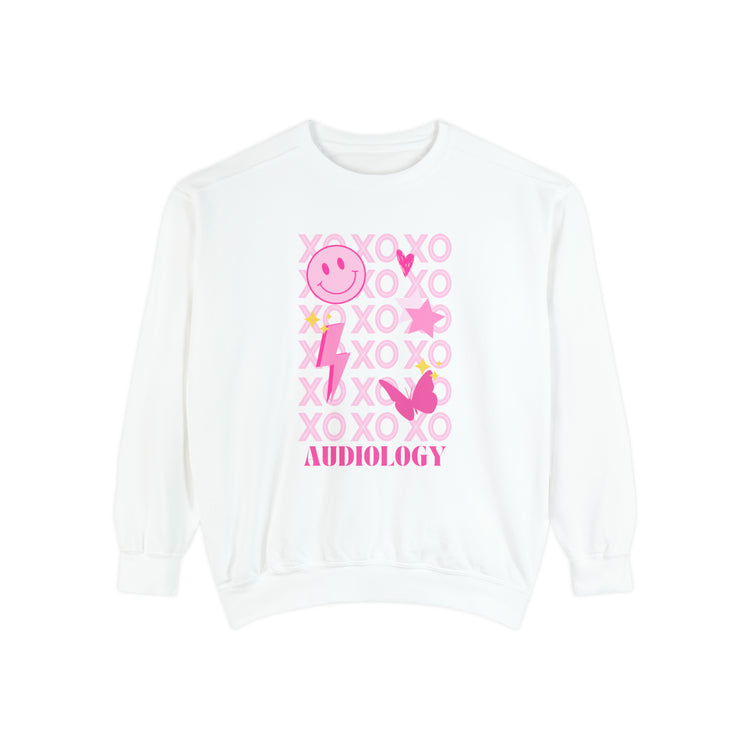 xoxo audiology comfort colors crewneck