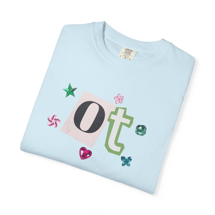 OT newspaper gem comfort colors tee
