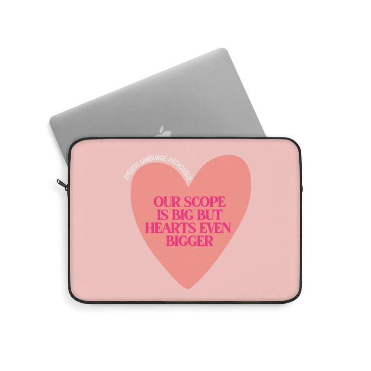 SLP heart scope laptop sleeve