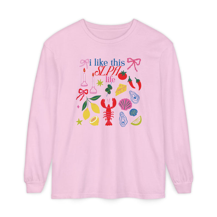 i like this SLPA life comfort colors long sleeve tee