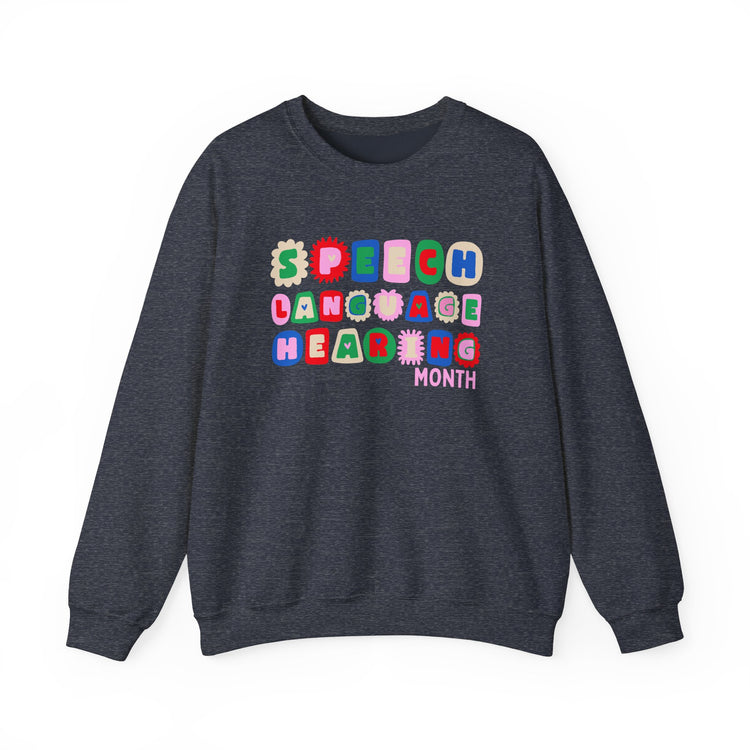 NSLHM block letters crewneck