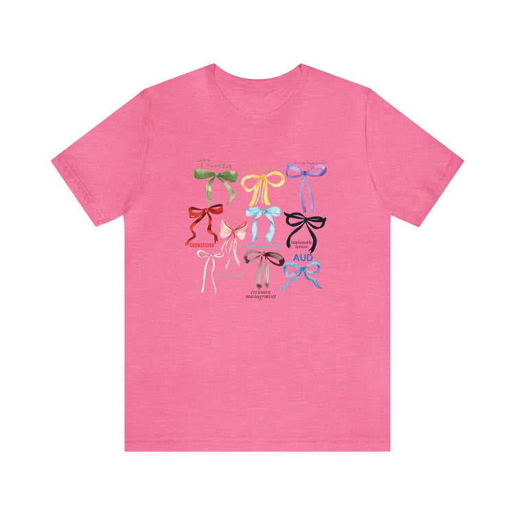 bow era AUD audiology arch short sleeve tee