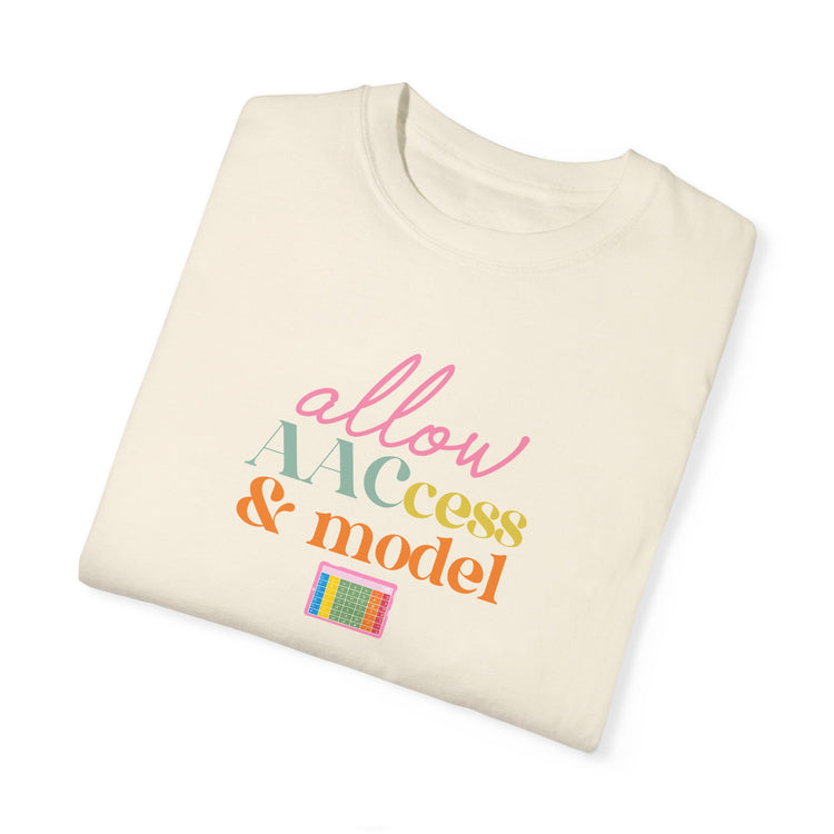 allow AAC access and model comfort colors tee
