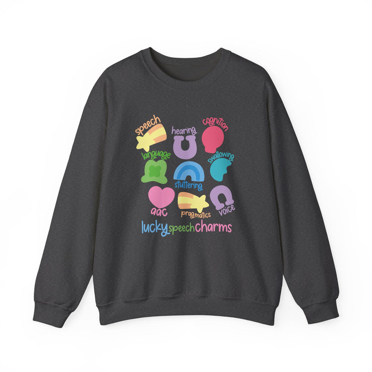 lucky speech charms crewneck