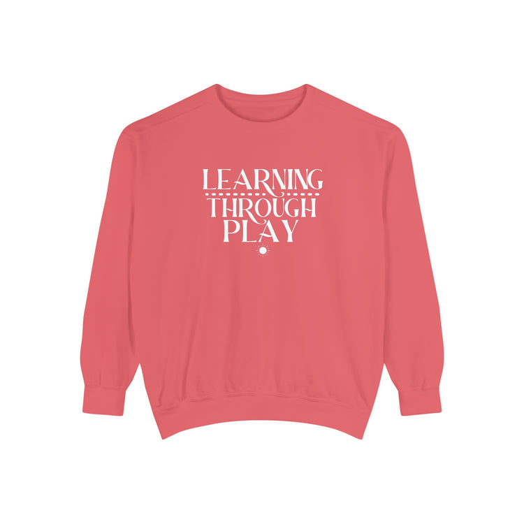 learning through play comfort colors crewneck