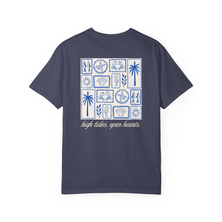speech path high tides front/back comfort colors tee