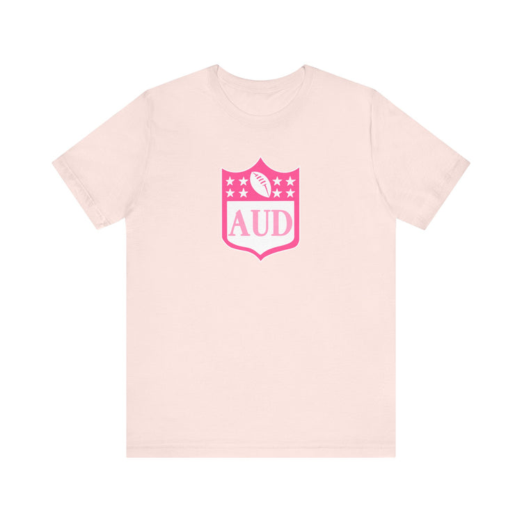 AUD football crest short sleeve tee