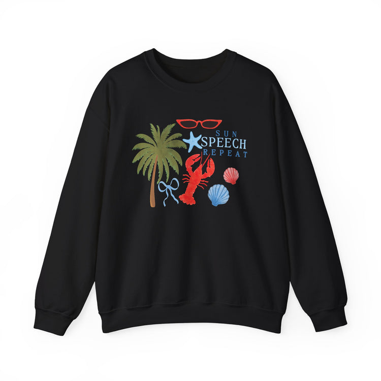 sun speech repeat crewneck
