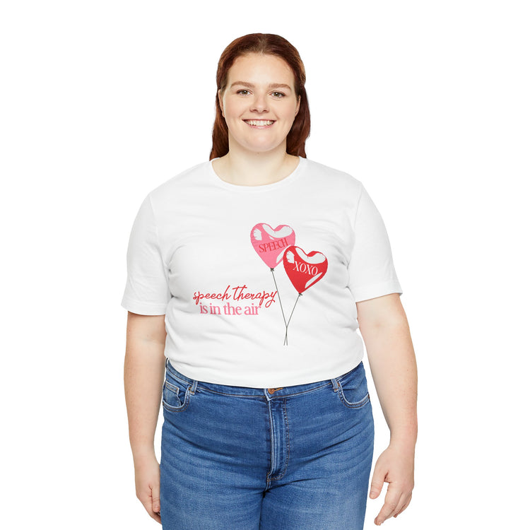 speech is in the air balloon tee