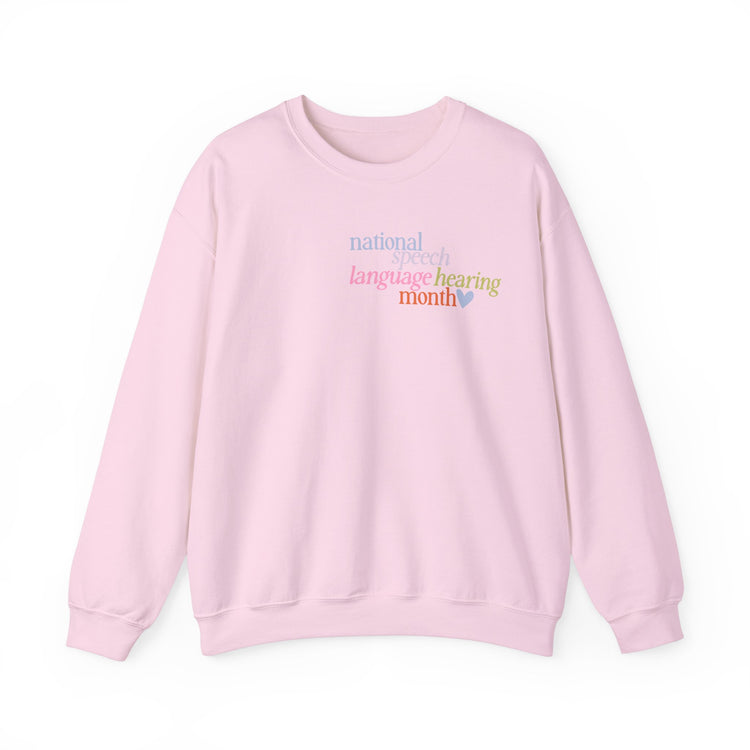 NSLHM heart colorful crewneck