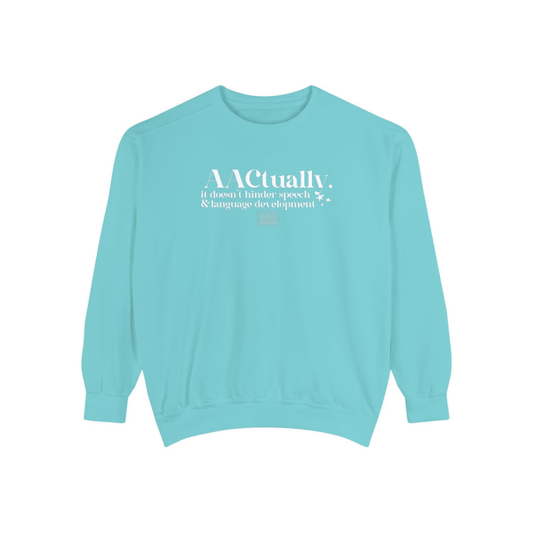 AAC facts comfort colors crewneck
